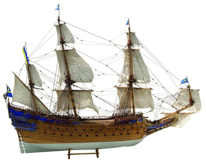 1:75 WASA - Wooden hull ryhmässä URHEILU, VAPAA-AIKA JA HARRASTUS / Harrastus / Puumallit / Alukset @ TP E-commerce Nordic AB (A05405)