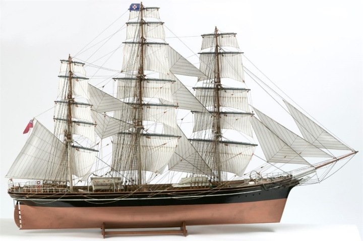 1:75 Cutty Sark -Wooden hull ryhmässä URHEILU, VAPAA-AIKA JA HARRASTUS / Harrastus / Puumallit / Alukset @ TP E-commerce Nordic AB (A05412)