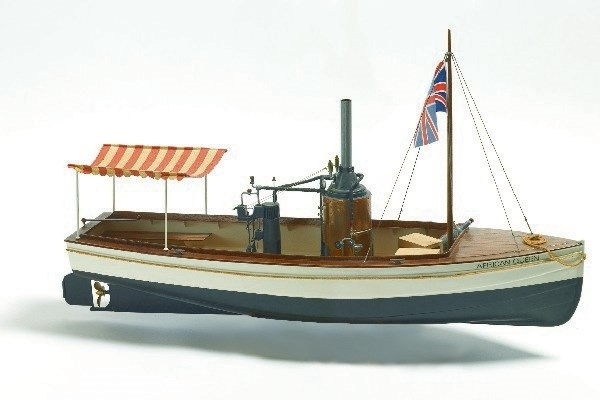 1:12 African Queen - Plastic hull ryhmässä URHEILU, VAPAA-AIKA JA HARRASTUS / Harrastus / Puumallit / Alukset @ TP E-commerce Nordic AB (A05418)