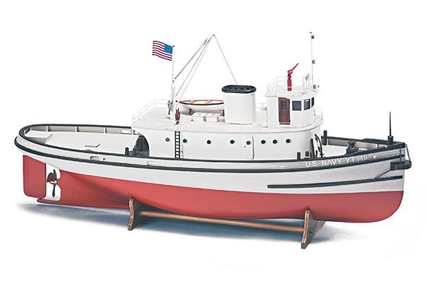 1:50 Hoga Pearl Harbor Tugboat -Wooden hull ryhmässä URHEILU, VAPAA-AIKA JA HARRASTUS / Harrastus / Puumallit / Alukset @ TP E-commerce Nordic AB (A05431)