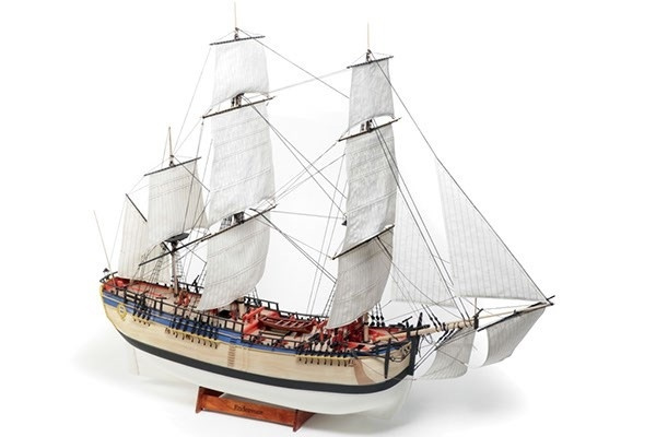 1:50 HMS Endeavour -Wooden hull ryhmässä URHEILU, VAPAA-AIKA JA HARRASTUS / Harrastus / Puumallit / Alukset @ TP E-commerce Nordic AB (A05450)