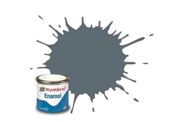 Paint enamel gloss 14 ml dark ad grey ryhmässä URHEILU, VAPAA-AIKA JA HARRASTUS / Harrastus / Harrastemaalit / Humbrol / Öljypohjainen @ TP E-commerce Nordic AB (A05496)