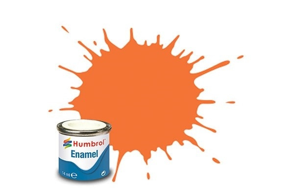 Paint enamel gloss 14 ml orange ryhmässä URHEILU, VAPAA-AIKA JA HARRASTUS / Harrastus / Harrastemaalit / Humbrol / Öljypohjainen @ TP E-commerce Nordic AB (A05505)