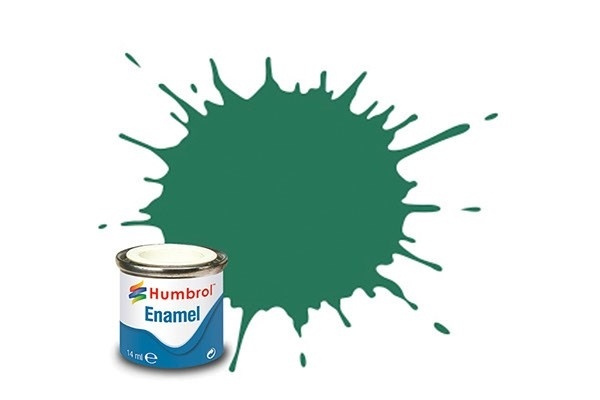 Paint enamel matt 14 ml mid green ryhmässä URHEILU, VAPAA-AIKA JA HARRASTUS / Harrastus / Harrastemaalit / Humbrol / Öljypohjainen @ TP E-commerce Nordic AB (A05574)