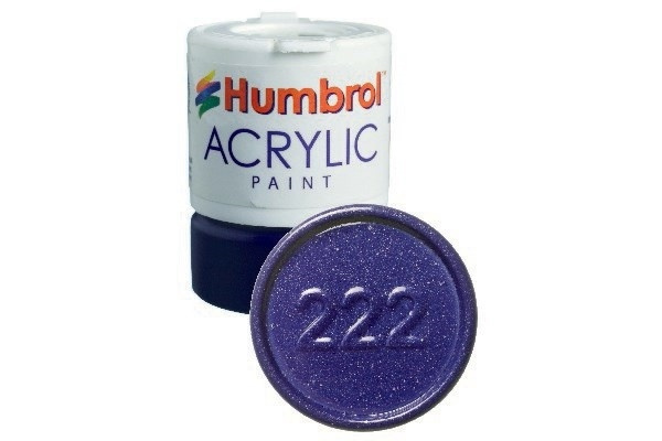 Acrylic maling Moonlight Blue 12ml - Metallic ryhmässä URHEILU, VAPAA-AIKA JA HARRASTUS / Harrastus / Harrastemaalit / Humbrol / Vesipohjainen @ TP E-commerce Nordic AB (A05667)