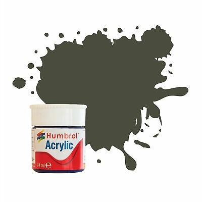 Acrylic maling 14ml dunkelgrün matt - replaced ryhmässä URHEILU, VAPAA-AIKA JA HARRASTUS / Harrastus / Harrastemaalit / Humbrol / Vesipohjainen @ TP E-commerce Nordic AB (A05684)