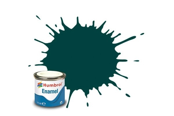 Paint enamel gloss 14 ml british racing green ryhmässä URHEILU, VAPAA-AIKA JA HARRASTUS / Harrastus / Harrastemaalit / Humbrol / Öljypohjainen @ TP E-commerce Nordic AB (A05719)