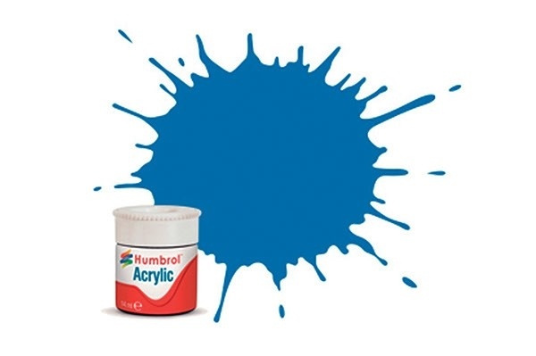 Acrylic maling baltic blue 14ml - Metal-replacemen ryhmässä URHEILU, VAPAA-AIKA JA HARRASTUS / Harrastus / Harrastemaalit / Humbrol / Vesipohjainen @ TP E-commerce Nordic AB (A05734)