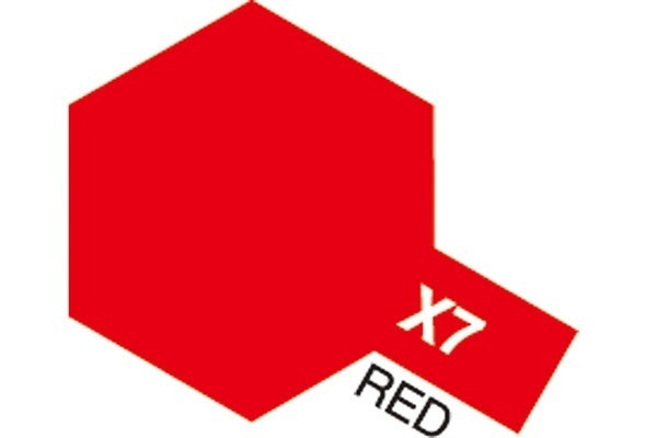 Acrylic Mini X-7 Red ryhmässä URHEILU, VAPAA-AIKA JA HARRASTUS / Harrastus / Harrastemaalit / Tamiya / Vesipohjainen @ TP E-commerce Nordic AB (A05783)