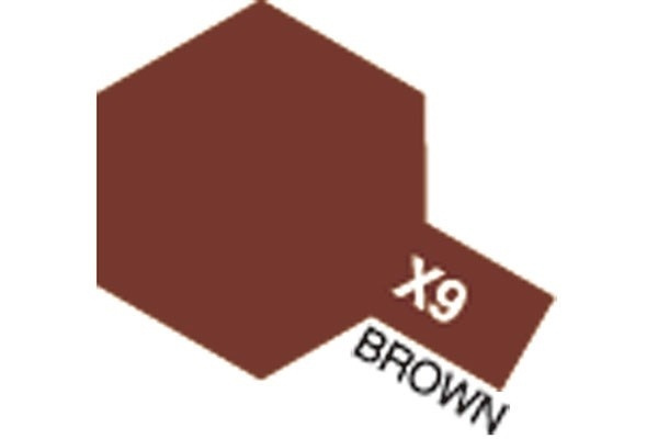 Acrylic Mini X-9 Brown ryhmässä URHEILU, VAPAA-AIKA JA HARRASTUS / Harrastus / Harrastemaalit / Tamiya / Vesipohjainen @ TP E-commerce Nordic AB (A05785)