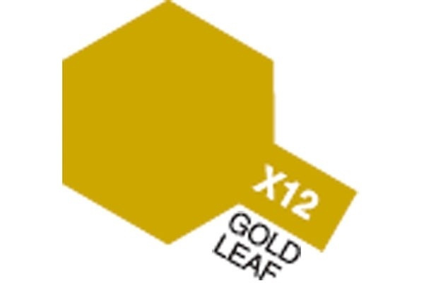 Acrylic Mini X-12 Gold Leaf ryhmässä URHEILU, VAPAA-AIKA JA HARRASTUS / Harrastus / Harrastemaalit / Tamiya / Vesipohjainen @ TP E-commerce Nordic AB (A05788)