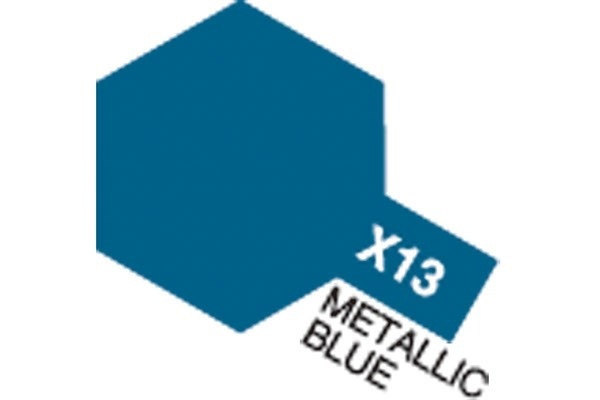Akryyli Mini X-13 metallinen sininen ryhmässä URHEILU, VAPAA-AIKA JA HARRASTUS / Harrastus / Harrastemaalit / Tamiya / Vesipohjainen @ TP E-commerce Nordic AB (A05789)