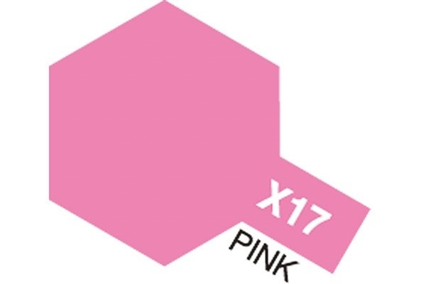 Akryyli Mini X-17 vaaleanpunainen ryhmässä URHEILU, VAPAA-AIKA JA HARRASTUS / Harrastus / Harrastemaalit / Tamiya / Vesipohjainen @ TP E-commerce Nordic AB (A05793)