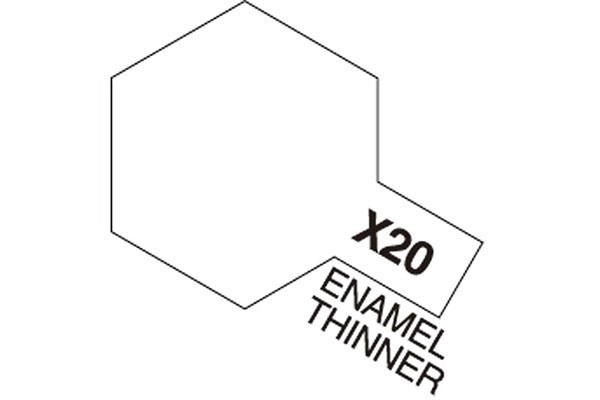 Acrylic Mini X-20A Thinner ryhmässä URHEILU, VAPAA-AIKA JA HARRASTUS / Harrastus / Harrastemaalit / Tamiya / Vesipohjainen @ TP E-commerce Nordic AB (A05796)