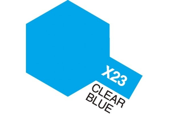 Acrylic Mini X-23 Clear Blue ryhmässä URHEILU, VAPAA-AIKA JA HARRASTUS / Harrastus / Harrastemaalit / Tamiya / Vesipohjainen @ TP E-commerce Nordic AB (A05799)