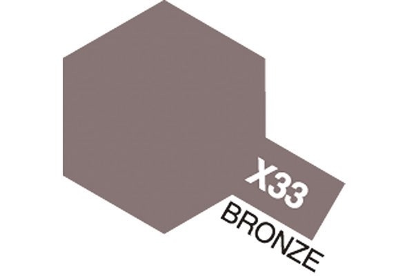 Acrylic Mini X-33 Bronze ryhmässä URHEILU, VAPAA-AIKA JA HARRASTUS / Harrastus / Harrastemaalit / Tamiya / Vesipohjainen @ TP E-commerce Nordic AB (A05807)