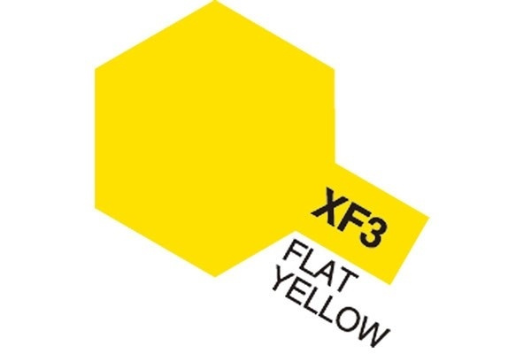 Acrylic Mini XF-3 Flat Yellow ryhmässä URHEILU, VAPAA-AIKA JA HARRASTUS / Harrastus / Harrastemaalit / Tamiya / Vesipohjainen @ TP E-commerce Nordic AB (A05812)