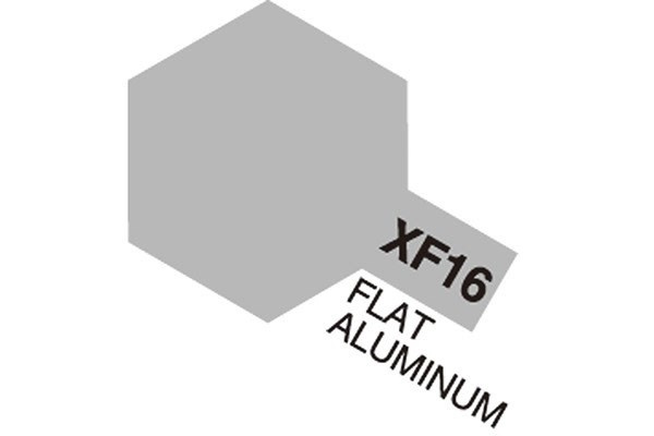 Acrylic Mini XF-16 Flat Aluminum ryhmässä URHEILU, VAPAA-AIKA JA HARRASTUS / Harrastus / Harrastemaalit / Tamiya / Vesipohjainen @ TP E-commerce Nordic AB (A05825)