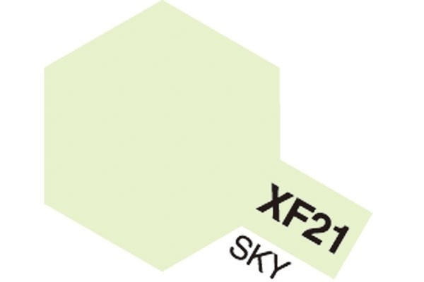 Akryyli Mini XF-21 Sky ryhmässä URHEILU, VAPAA-AIKA JA HARRASTUS / Harrastus / Harrastemaalit / Tamiya / Vesipohjainen @ TP E-commerce Nordic AB (A05830)