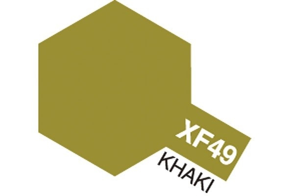 Acrylic Mini XF-49 Khaki ryhmässä URHEILU, VAPAA-AIKA JA HARRASTUS / Harrastus / Harrastemaalit / Tamiya / Vesipohjainen @ TP E-commerce Nordic AB (A05838)