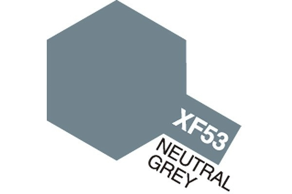 Acrylic Mini XF-53 Neutral Grey ryhmässä URHEILU, VAPAA-AIKA JA HARRASTUS / Harrastus / Harrastemaalit / Tamiya / Vesipohjainen @ TP E-commerce Nordic AB (A05842)