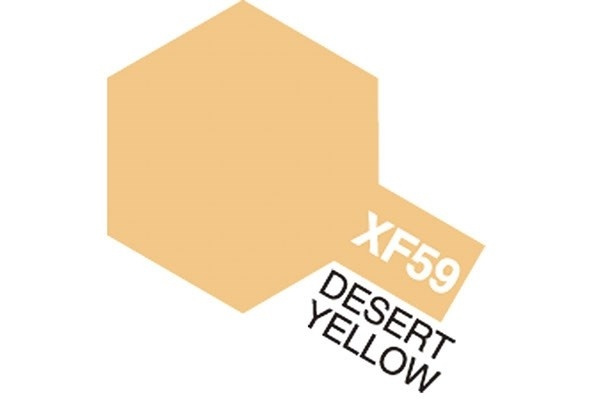 Acrylic Mini XF-59 Desert Yellow ryhmässä URHEILU, VAPAA-AIKA JA HARRASTUS / Harrastus / Harrastemaalit / Tamiya / Vesipohjainen @ TP E-commerce Nordic AB (A05848)