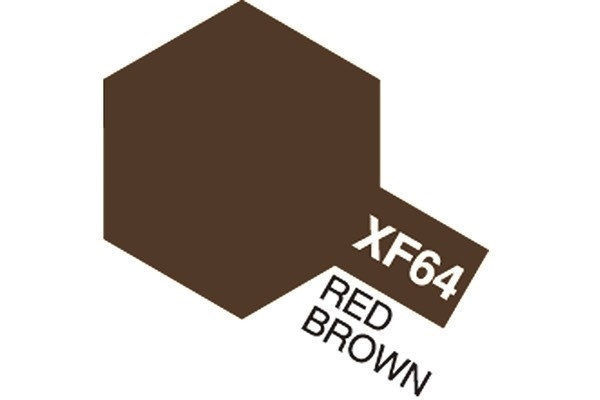 Acrylic Mini XF-64 Red Brown ryhmässä URHEILU, VAPAA-AIKA JA HARRASTUS / Harrastus / Harrastemaalit / Tamiya / Vesipohjainen @ TP E-commerce Nordic AB (A05853)