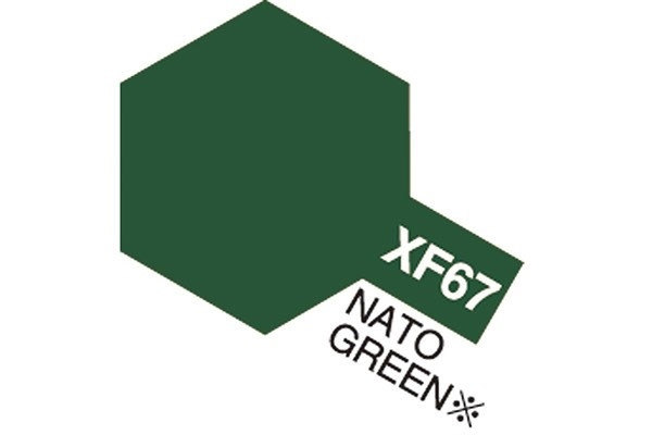 Acrylic Mini XF-67 NATO Green ryhmässä URHEILU, VAPAA-AIKA JA HARRASTUS / Harrastus / Harrastemaalit / Tamiya / Vesipohjainen @ TP E-commerce Nordic AB (A05856)