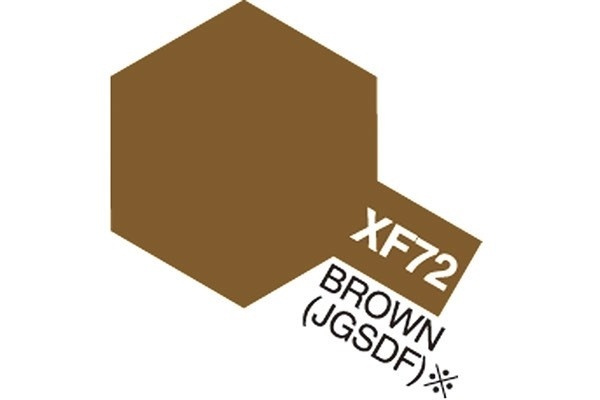 Acrylic Mini XF-72 Brown/JGSDF ryhmässä URHEILU, VAPAA-AIKA JA HARRASTUS / Harrastus / Harrastemaalit / Tamiya / Vesipohjainen @ TP E-commerce Nordic AB (A05861)