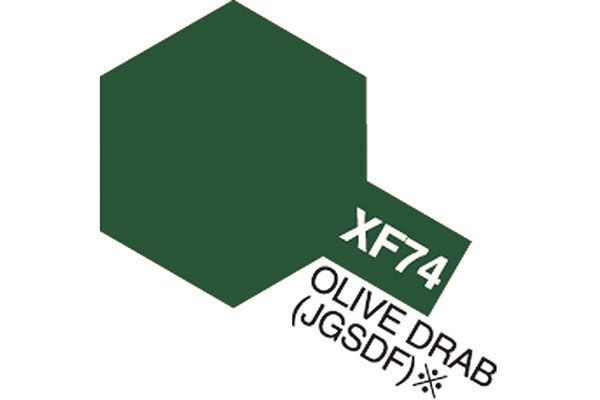 Akryyli Mini XF-74 OD (JGSDF) ryhmässä URHEILU, VAPAA-AIKA JA HARRASTUS / Harrastus / Harrastemaalit / Tamiya / Vesipohjainen @ TP E-commerce Nordic AB (A05863)