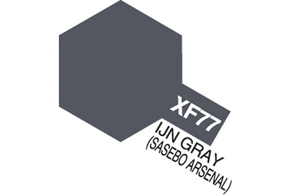 Akryyli Mini XF-77 IJN Harmaa Sasebo (akryyli) ryhmässä URHEILU, VAPAA-AIKA JA HARRASTUS / Harrastus / Harrastemaalit / Tamiya / Vesipohjainen @ TP E-commerce Nordic AB (A05866)