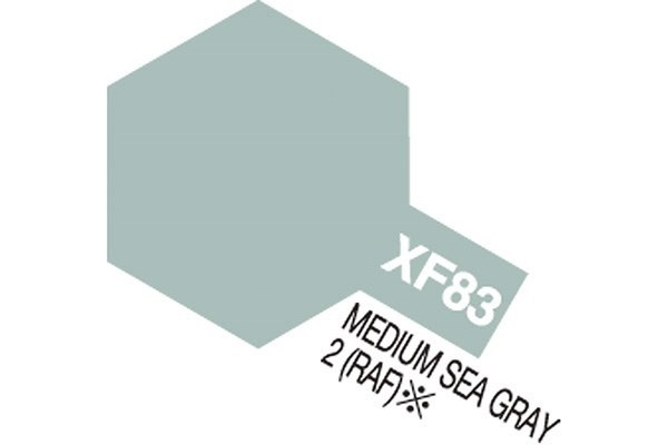 Akryyli Mini XF-83 Med. Sea Gray 2 RAF ryhmässä URHEILU, VAPAA-AIKA JA HARRASTUS / Harrastus / Harrastemaalit / Tamiya / Vesipohjainen @ TP E-commerce Nordic AB (A05872)