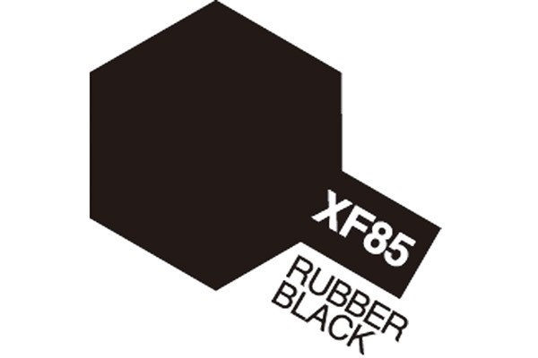 Acrylic Mini XF-85 Rubber Black ryhmässä URHEILU, VAPAA-AIKA JA HARRASTUS / Harrastus / Harrastemaalit / Tamiya / Vesipohjainen @ TP E-commerce Nordic AB (A05874)