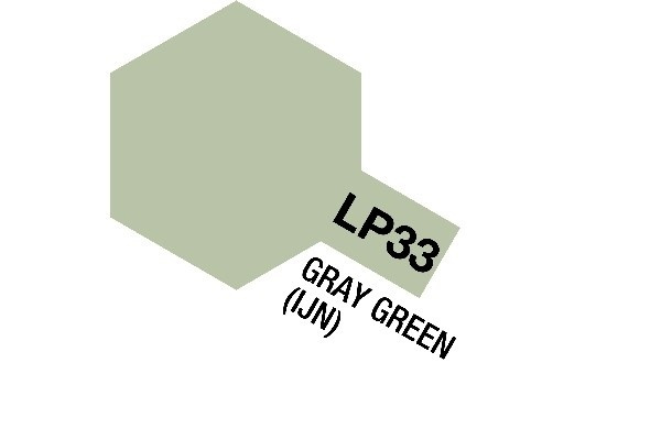Tamiya Lacquer Paint LP-33 Gray Green (IJN) ryhmässä URHEILU, VAPAA-AIKA JA HARRASTUS / Harrastus / Harrastemaalit / Tamiya / Lakkapohjainen @ TP E-commerce Nordic AB (A05909)