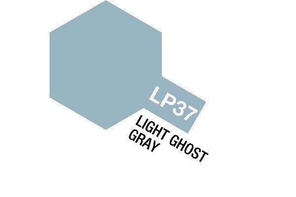 Tamiya Lacquer Paint LP-37 Light Ghost Gray (vaalea aaveenharmaa) ryhmässä URHEILU, VAPAA-AIKA JA HARRASTUS / Harrastus / Harrastemaalit / Tamiya / Lakkapohjainen @ TP E-commerce Nordic AB (A05913)