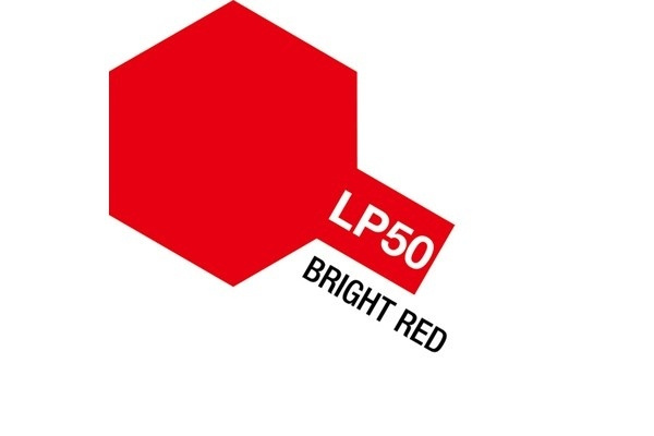 Tamiya Lacquer Paint LP-50 Bright Red ryhmässä URHEILU, VAPAA-AIKA JA HARRASTUS / Harrastus / Harrastemaalit / Tamiya / Lakkapohjainen @ TP E-commerce Nordic AB (A05926)