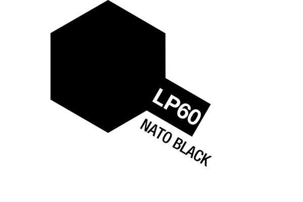 Tamiya Lacquer Paint LP-60 Nato Black ryhmässä URHEILU, VAPAA-AIKA JA HARRASTUS / Harrastus / Harrastemaalit / Tamiya / Lakkapohjainen @ TP E-commerce Nordic AB (A05936)
