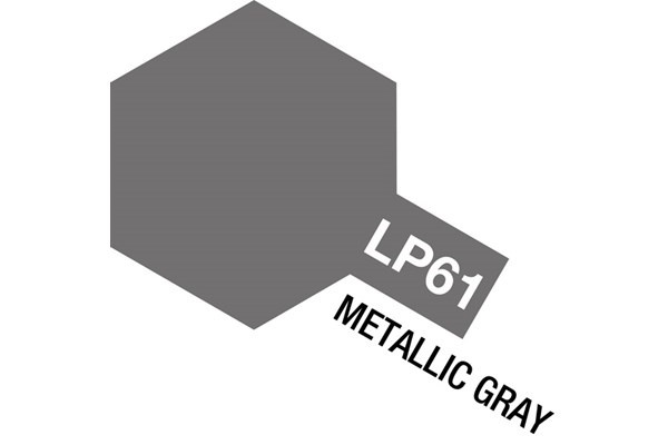 Tamiya Lacquer Paint LP-61 Metallic Gray ryhmässä URHEILU, VAPAA-AIKA JA HARRASTUS / Harrastus / Harrastemaalit / Tamiya / Lakkapohjainen @ TP E-commerce Nordic AB (A05940)