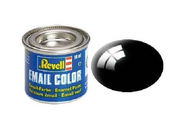 Revell black, gloss, 14ml ryhmässä URHEILU, VAPAA-AIKA JA HARRASTUS / Harrastus / Harrastemaalit / Revell / Öljypohjainen @ TP E-commerce Nordic AB (A05966)