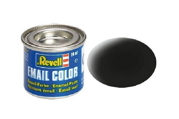 Revell black, mat, 14ml ryhmässä URHEILU, VAPAA-AIKA JA HARRASTUS / Harrastus / Harrastemaalit / Revell / Öljypohjainen @ TP E-commerce Nordic AB (A05967)