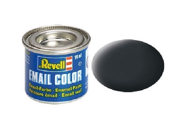 Revell anthracite grey, mat, 14ml ryhmässä URHEILU, VAPAA-AIKA JA HARRASTUS / Harrastus / Harrastemaalit / Revell / Öljypohjainen @ TP E-commerce Nordic AB (A05968)