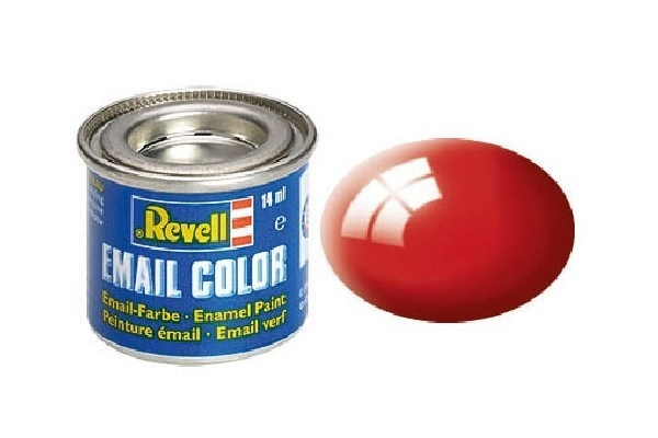 Revell fiery red, gloss, 14ml ryhmässä URHEILU, VAPAA-AIKA JA HARRASTUS / Harrastus / Harrastemaalit / Revell / Öljypohjainen @ TP E-commerce Nordic AB (A05975)