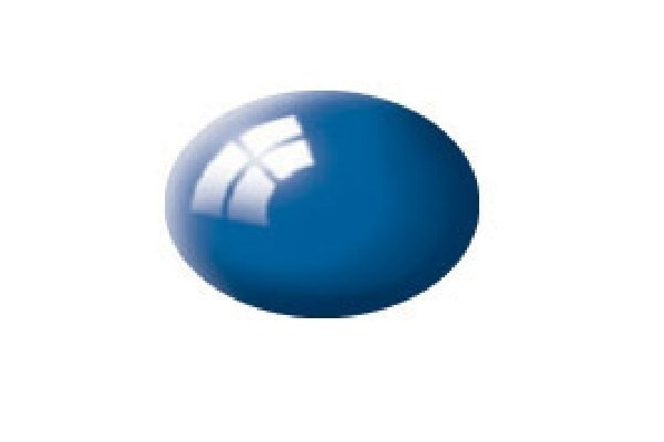Revell Aqua blue gloss, 18ml ryhmässä URHEILU, VAPAA-AIKA JA HARRASTUS / Harrastus / Harrastemaalit / Revell / Vesipohjainen @ TP E-commerce Nordic AB (A06079)