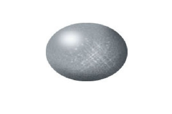 Revell Aqua steel metallic, 18ml ryhmässä URHEILU, VAPAA-AIKA JA HARRASTUS / Harrastus / Harrastemaalit / Revell / Vesipohjainen @ TP E-commerce Nordic AB (A06108)