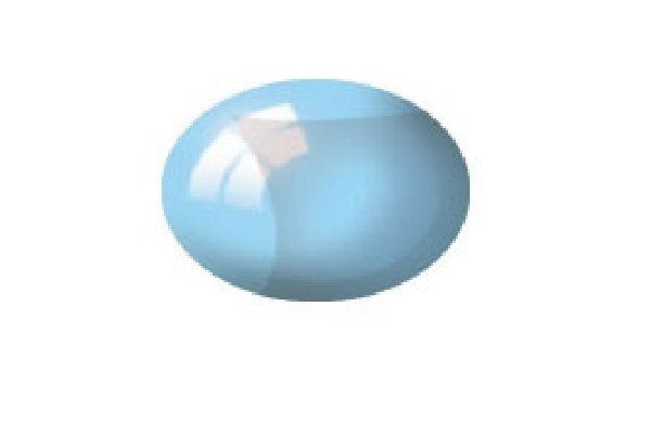 Revell Aqua blue kirkas, 18ml ryhmässä URHEILU, VAPAA-AIKA JA HARRASTUS / Harrastus / Harrastemaalit / Revell / Vesipohjainen @ TP E-commerce Nordic AB (A06136)