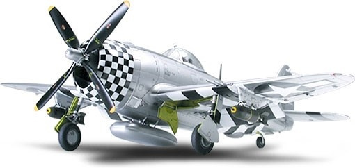 Tamiya 1/48 THUNDERBOLT P-47D BUBBLELETOP ryhmässä URHEILU, VAPAA-AIKA JA HARRASTUS / Harrastus / Muovimallit / Lentokoneet/Helikopterit @ TP E-commerce Nordic AB (A06232)