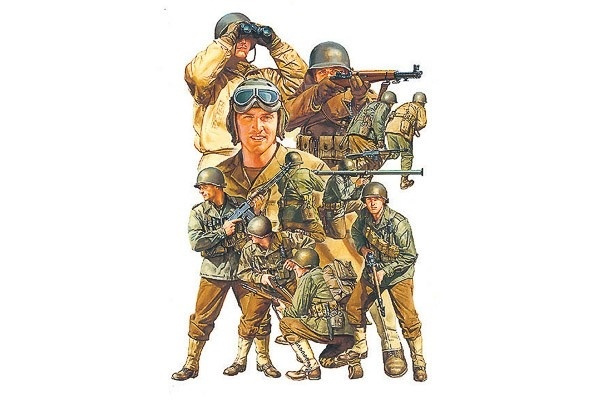 Tamiya 1/48 US ARMY INFANTRY GI ryhmässä URHEILU, VAPAA-AIKA JA HARRASTUS / Harrastus / Muovimallit / Hahmot @ TP E-commerce Nordic AB (A06241)