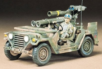 Tamiya 1/35 M151A2 MISSILE LAUNCHER ryhmässä URHEILU, VAPAA-AIKA JA HARRASTUS / Harrastus / Muovimallit / Sotilasajoneuvot (maa) @ TP E-commerce Nordic AB (A06278)