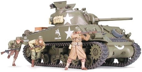 Tamiya 1/35 SHERMAN M4A3 75MM LATE ryhmässä URHEILU, VAPAA-AIKA JA HARRASTUS / Harrastus / Muovimallit / Sotilasajoneuvot (maa) @ TP E-commerce Nordic AB (A06338)