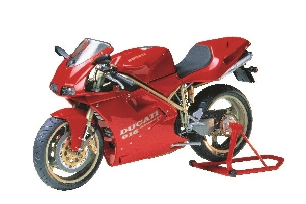 Tamiya 1/12 DUCATI 916 ryhmässä URHEILU, VAPAA-AIKA JA HARRASTUS / Harrastus / Muovimallit / Moottoripyörät @ TP E-commerce Nordic AB (A06372)